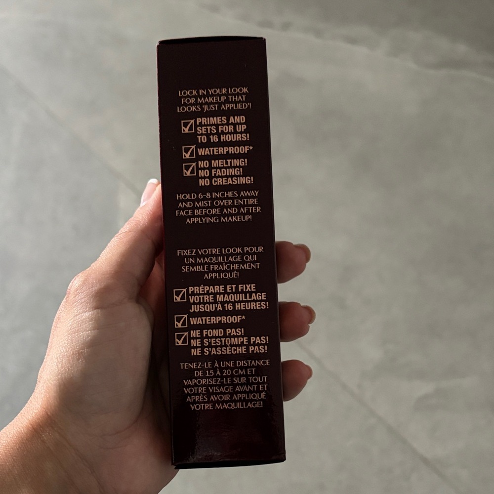 Charlotte Tilbury Airbrush Flawless Setting Spray - Black and Rose Gold Accents - Picture 2 of 4